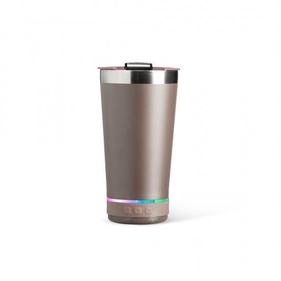 Copo Térmico 400ml com Caixa de Som Personalizado para Brindes