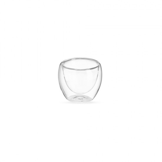 Copo Vidro Parede Dupla 80ml para Brindes