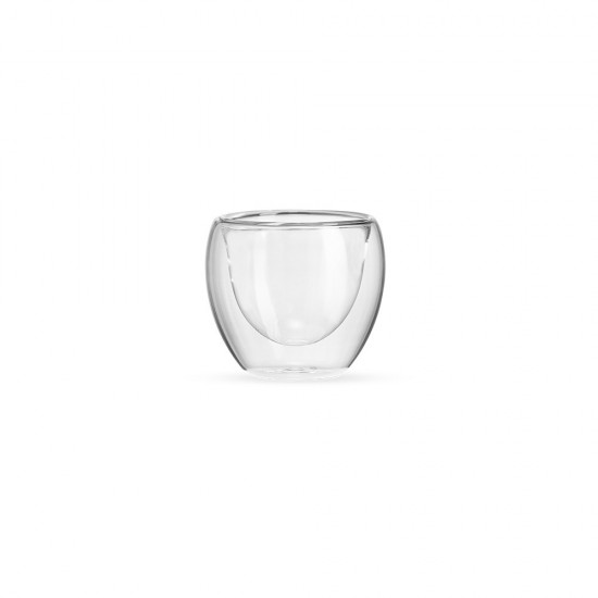 Copo Vidro Parede Dupla 80ml para Brindes