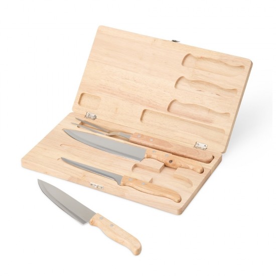Kit Churrasco 4 Peças para Brindes