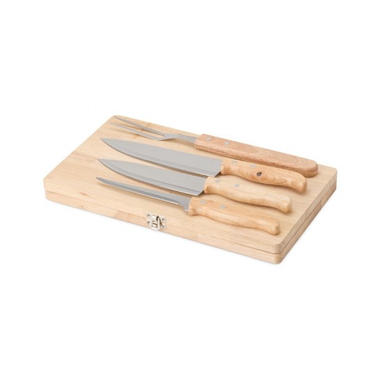 Kit Churrasco 4 Peças para Brindes