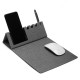 Mouse Pad com Suporte Celular e Canetas para Brindes