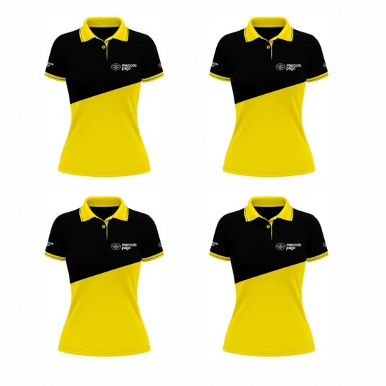 Kit Feminino 1 - Contem 4 Camisetas Polo Kit Feminino 1 - Contem 4 Camisetas Polo