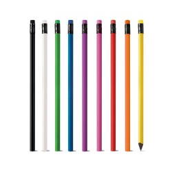 Lápis com Borracha em resina 100% reciclada Promocional com Logo Lápis com Borracha em resina 100% reciclada Promocional com Logo