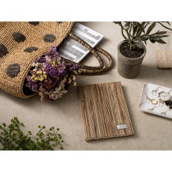 Caderno 15x21cm em palha natural Personalizado Caderno 15x21cm em palha natural Personalizado