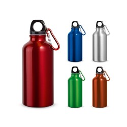 Squeeze esportiva em alumínio 400ml Personalizado  Squeeze esportiva em alumínio 400ml Personalizado