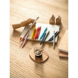 Caneta em Alumínio com ponteira em bambu Personalizada para Brindes  Caneta em Alumínio com ponteira em bambu Personalizada para Brindes