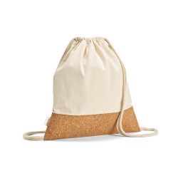 Sacola tipo Mochila com base em cortiça Personalizada Sacola tipo Mochila com base em cortiça Personalizada