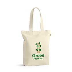 Sacola 100% algodão reciclado (220 g/m²) Personalizada Sacola 100% algodão reciclado (220 g/m²) Personalizada