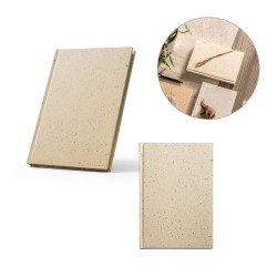 Caderno 14x21cm com resíduos da cevada Personalizado Caderno 14x21cm com resíduos da cevada Personalizado