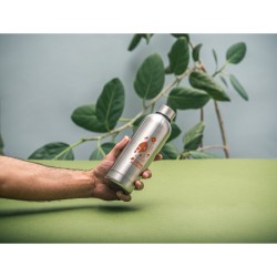 Squeeze em aço inox metálico 550 mL Personalizado  Squeeze em aço inox metálico 550 mL Personalizado