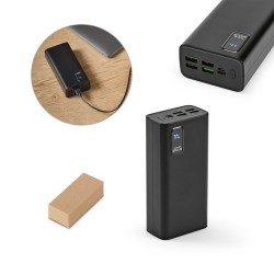 Bateria Portátil em ABS 100% reciclado 30.000 mAh Personalizado Bateria Portátil em ABS 100% reciclado 30.000 mAh Personalizado