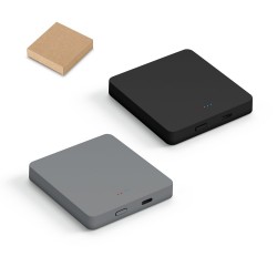 Bateria Portátil em ABS 100% reciclado 5.000 mAh Personalizado Bateria Portátil em ABS 100% reciclado 5.000 mAh Personalizado