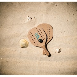 Raquetes de praia em MDF com bola inclusa Personalizado