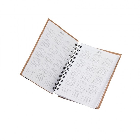 Agenda Diária 2025 Kraft Personalizada