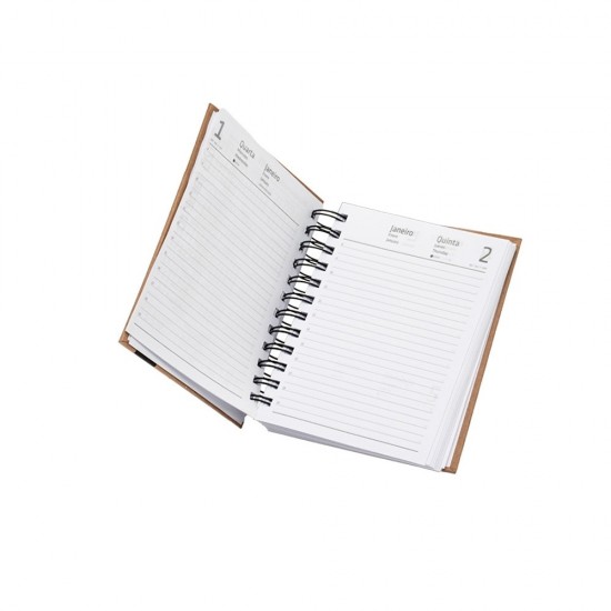 Agenda Diária 2025 Kraft Personalizada