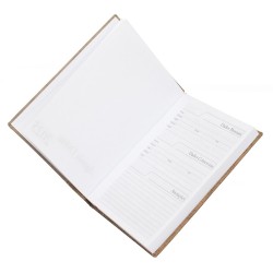 Agenda em Couro Sintético Diária 2025 Personalizada Agenda em Couro Sintético Diária 2025 Personalizada