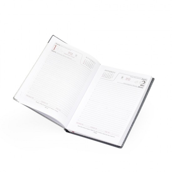 Agenda Diária 2025 com Marca Página Personalizada Agenda Diária 2025 com Marca Página Personalizada