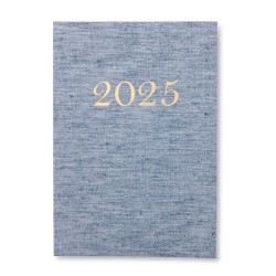 Agenda Diária 2025 Linho Personalizada Agenda Diária 2025 Linho Personalizada