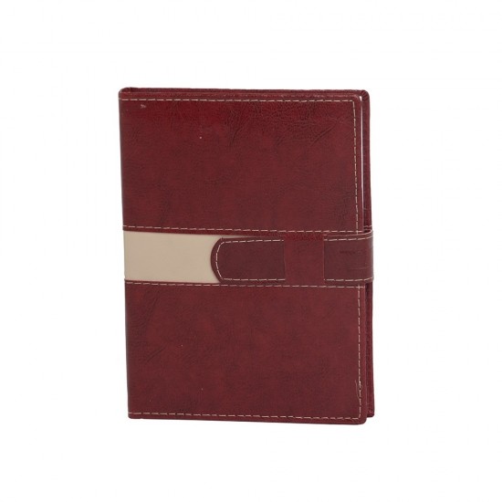 Agenda Diária 2025 com Fecho e Suporte pra Caneta Personalizada