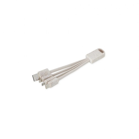 Cabo USB 3 em 1 Personalizado Cabo USB 3 em 1 Personalizado