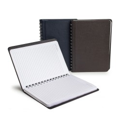 Caderneta 16x21cm em Couro Sintético Personalizada Caderneta 16x21cm em Couro Sintético Personalizada