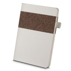 Caderno 21x14 Fibra de Cana e Café Personalizada