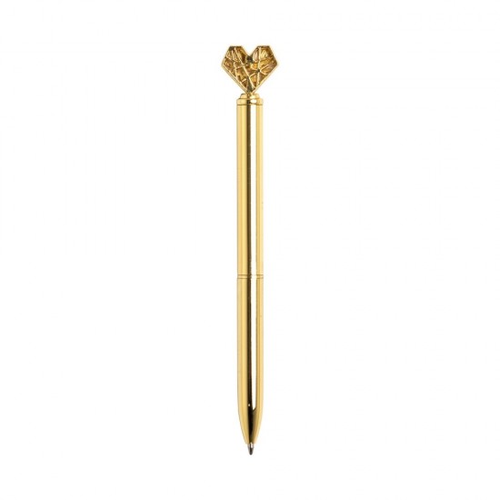 Caneta Metal Coração Personalizada