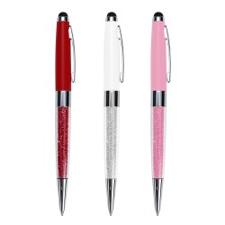 Caneta Metal Touch com detalhes em Cristal Personalizada Caneta Metal Touch com detalhes em Cristal Personalizada