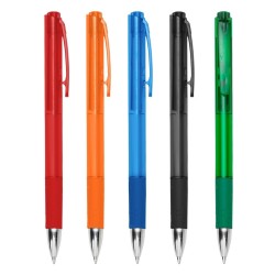 Caneta Plástica Translúcida Colorida Personalizada Caneta Plástica Translúcida Colorida Personalizada