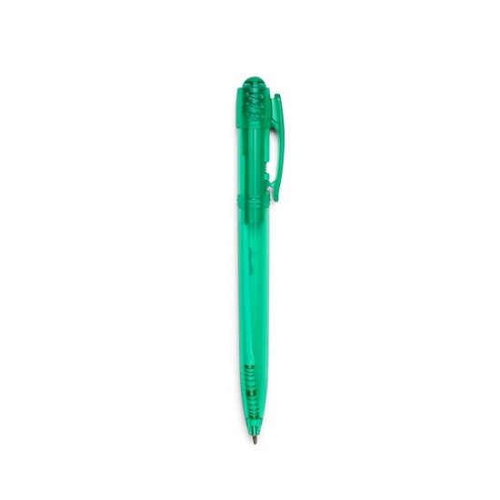 Caneta de Plástico Translúcida Personalizada