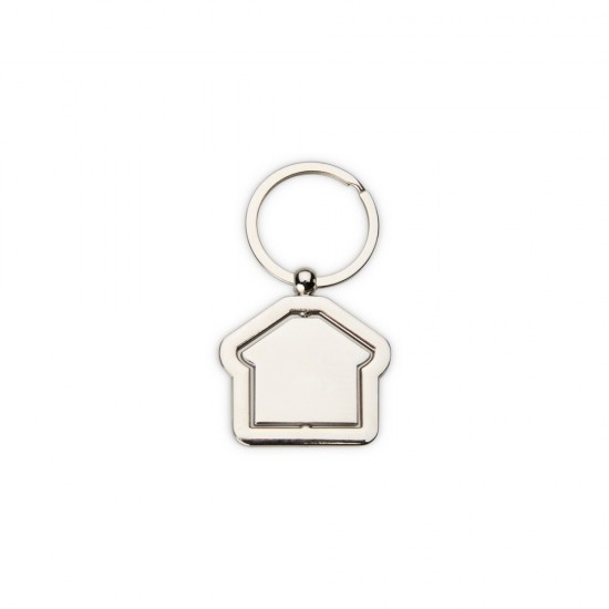 Chaveiro Metal Casa Promocional com Logo