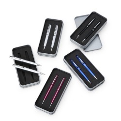 Conjunto Caneta e Lapiseira Metal com Logo Conjunto Caneta e Lapiseira Metal com Logo