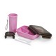 Kit Copo e Marmita Fibra de Bambu Personalizada