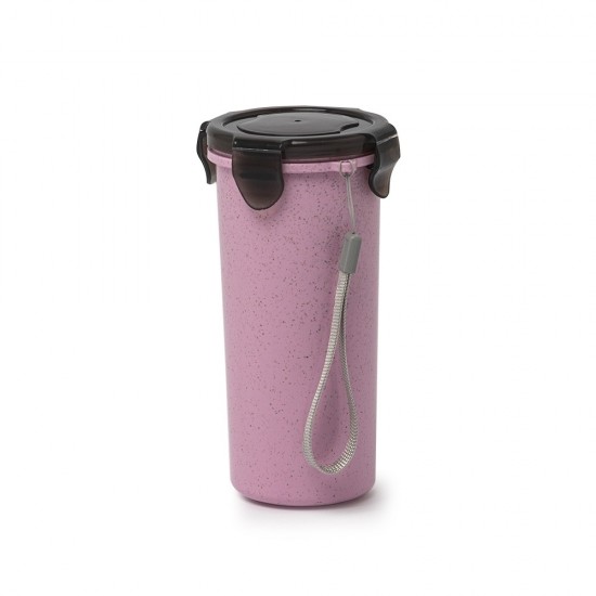 Kit Copo e Marmita Fibra de Bambu Personalizada