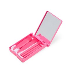 Kit Pincel 5 Peças com Espelho Promocional Kit Pincel 5 Peças com Espelho Promocional