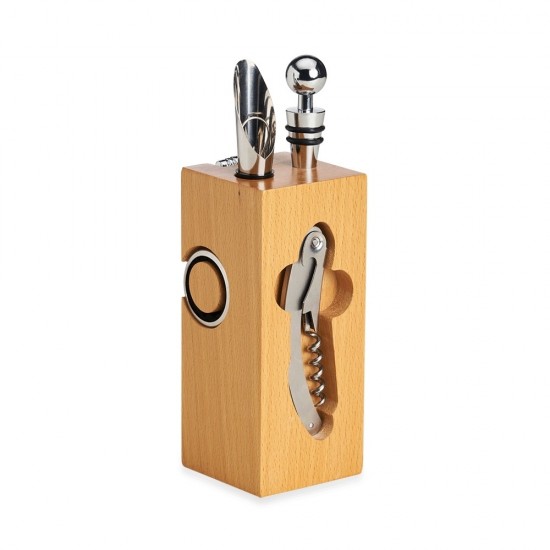 Kit Vinho 6 Peças Personalizado com Logo Kit Vinho 6 Peças Personalizado com Logo