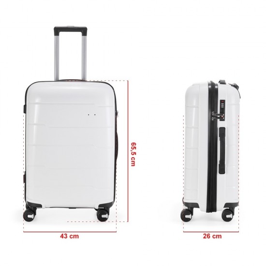 Mala de viagem 64 litros em plástico (casca dura) Personalizada