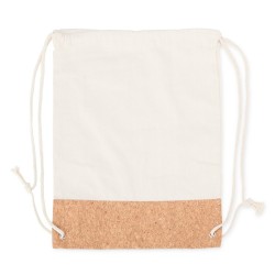 Mochila Saco de Lona e Cortiça Personalizada Mochila Saco de Lona e Cortiça Personalizada