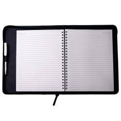 Pasta Caderno 32x24cm em Couro Sintético Personalizada Pasta Caderno 32x24cm em Couro Sintético Personalizada