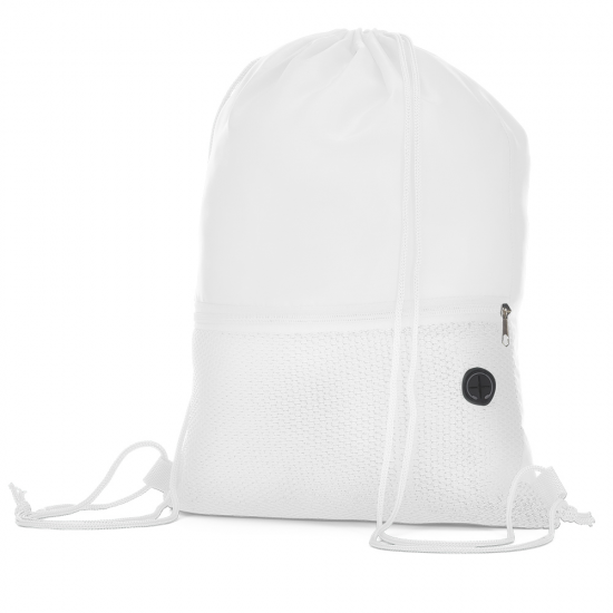 Sacola tipo Mochila com Bolso Personalizada