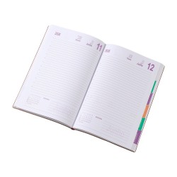 Agenda Couro Sintético 2026 Personalizada