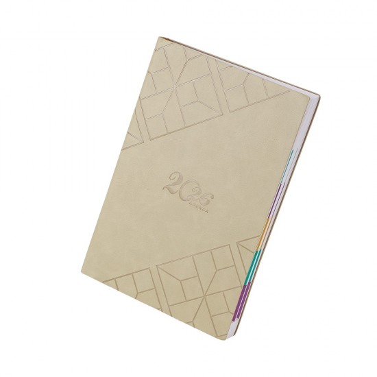 Agenda Couro Sintético 2026 Personalizada