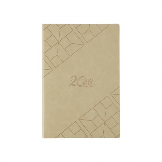 Agenda Couro Sintético 2026 Personalizada