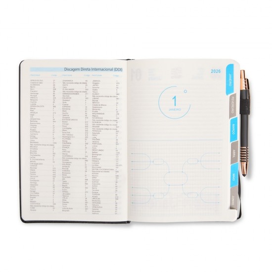 Agenda Diária 2026 Para Brindes