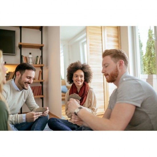 Baralho de 54 cartas em Papel Kraft Personalizada