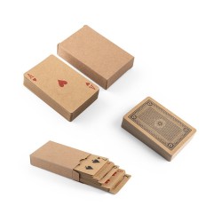 Baralho de 54 cartas em Papel Kraft Personalizada