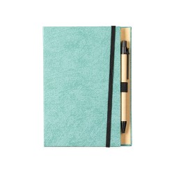 Bloco de Anotações com Autoadesivos e Caneta Personalizada