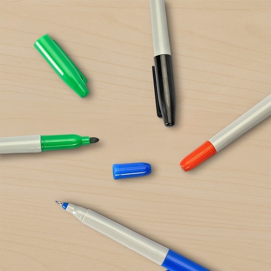 Caneta Marcadora Ponta Dupla com Logo