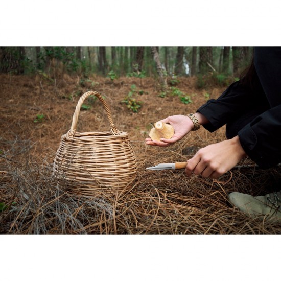 Canivete com Lâmina Metálica em Aço Inox e Cabo em Bambu Promocional